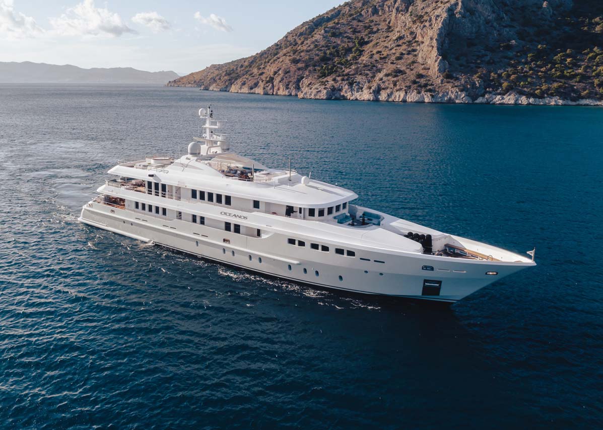 161 foot Mondomarine yacht for charter OCEANOS 1