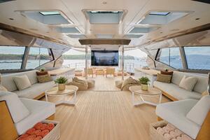 Sundeck Lounge With TV Down