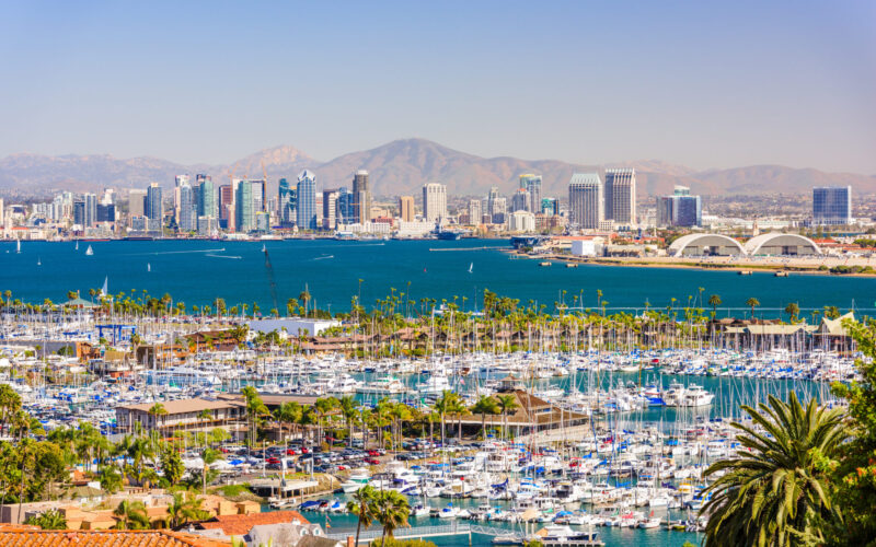 Skyline of San Diego, CA