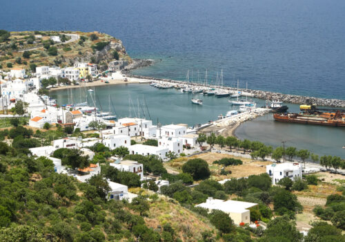 Dodecanese Yacht Charter view of the harbour