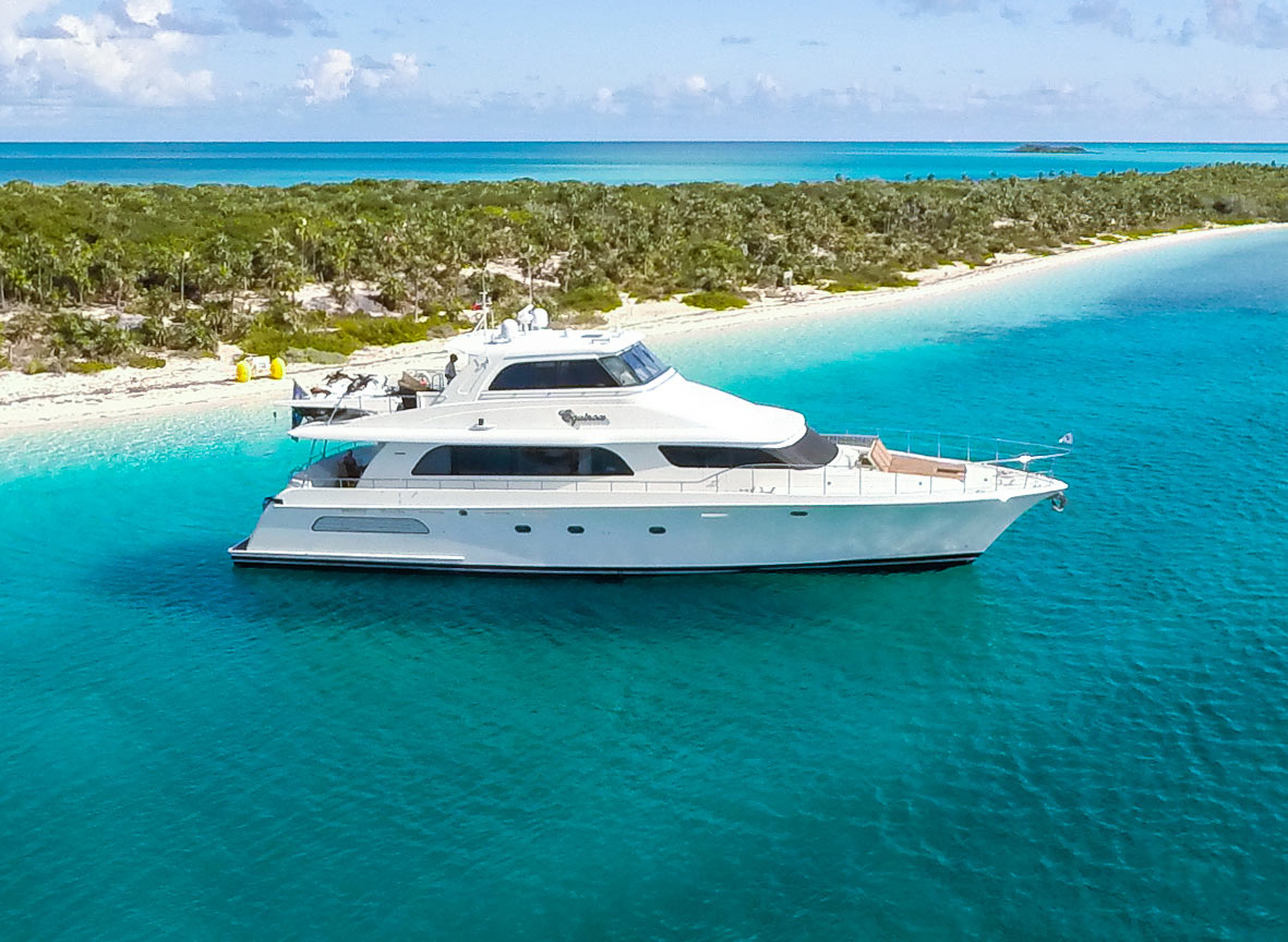 Profile of EQUINOX 81 foot Cheoy Lee yacht for sale