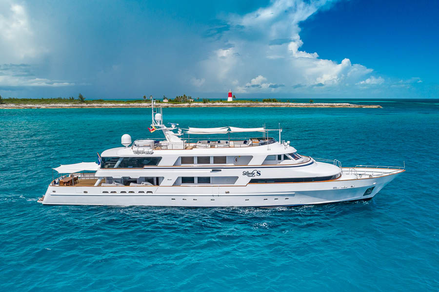 Profile of LADY S 151 foot Benetti yacht for sale
