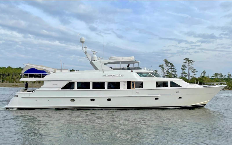MEMORYMAKER - 110' Hatteras 1997